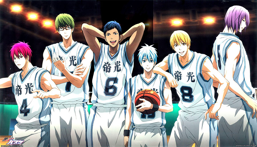 Dica de Anime: Kuroko no Basuke (The Basket Which Kuroko Plays